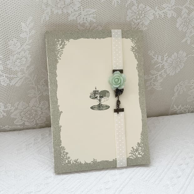 ⊰dot flower⊱ book-band 도트 꽃 북밴드