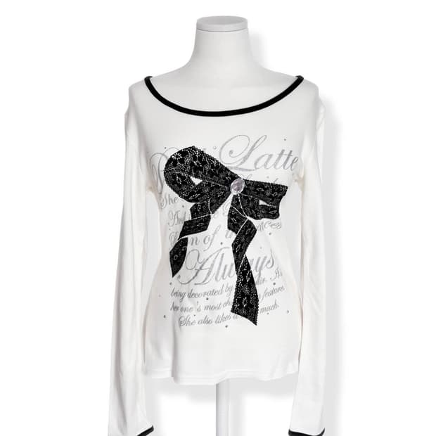 갸루 쿠키집 빈티지 롱슬리브 히메갸루