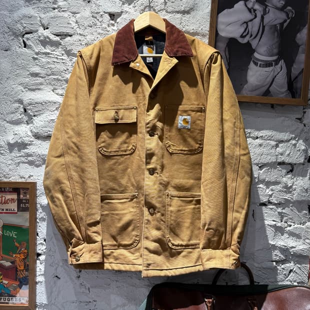 칼하트 빈티지 롱 초어 워크자켓