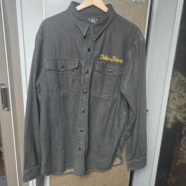 RRL 임브로이더 자수 셔츠
