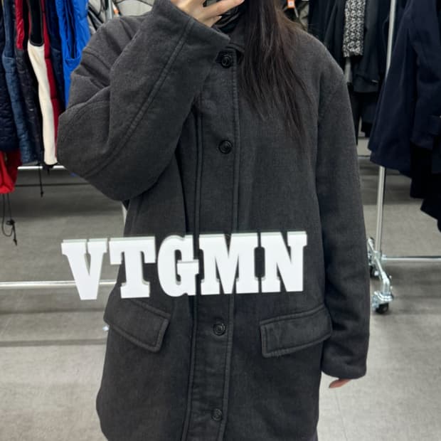 그레이 빈티지 코트