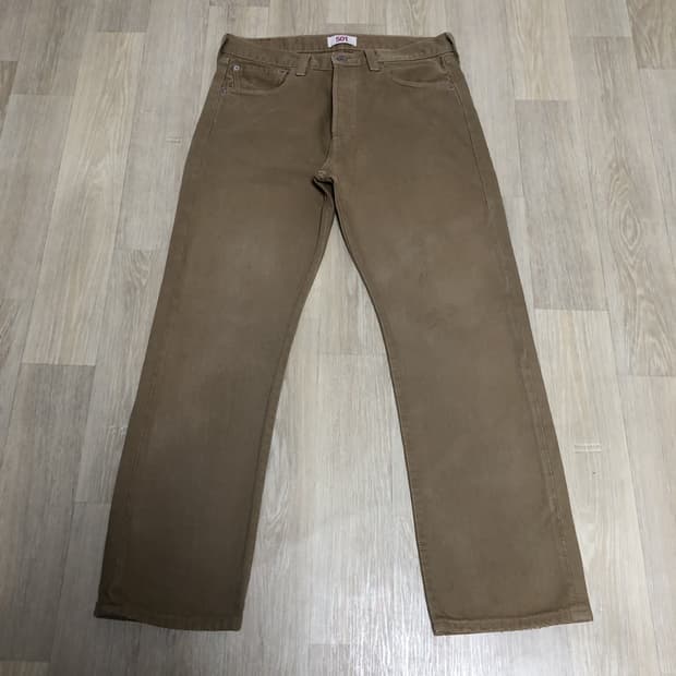 (31) 리바이스 Levi's 501 스트레이트핏 베이지 데님