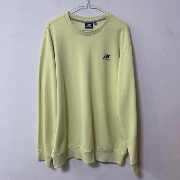 (105) 뉴발란스 레몬색 맨투맨