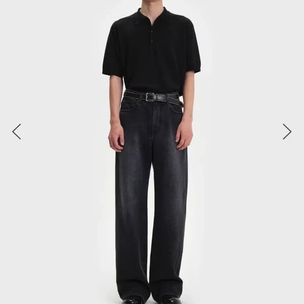 벨리에 트루와이드 워시드 블랙 W32 / L30 사이즈 판매합니다.