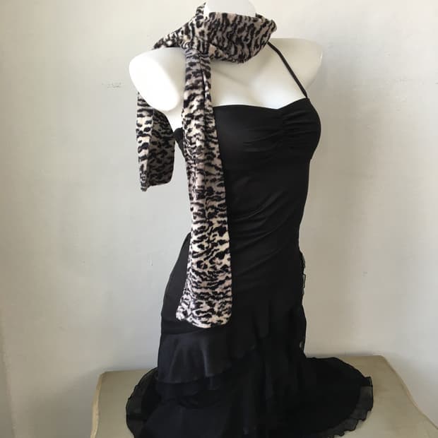  leopard pattern scarf