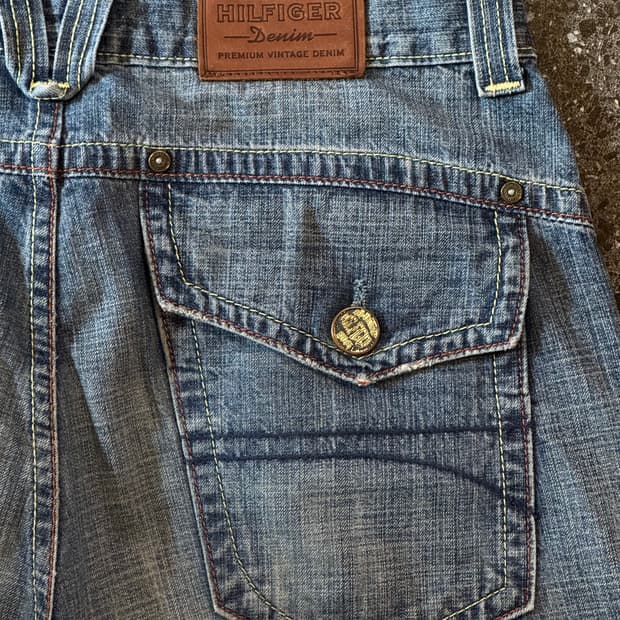 타미 힐피거 빈티지룩 데님