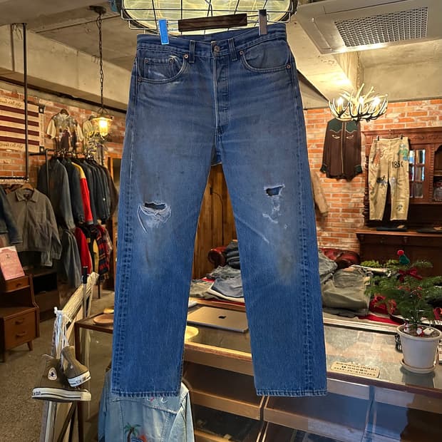 80s 90s USA 빈티지 리바이스 501xx 데님 팬츠