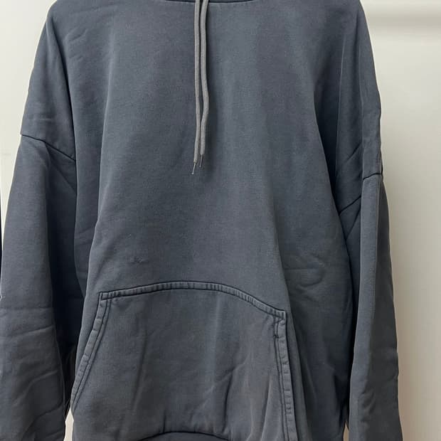 (새상품)이지갭 더블레이어 후디 포에틱블랙L