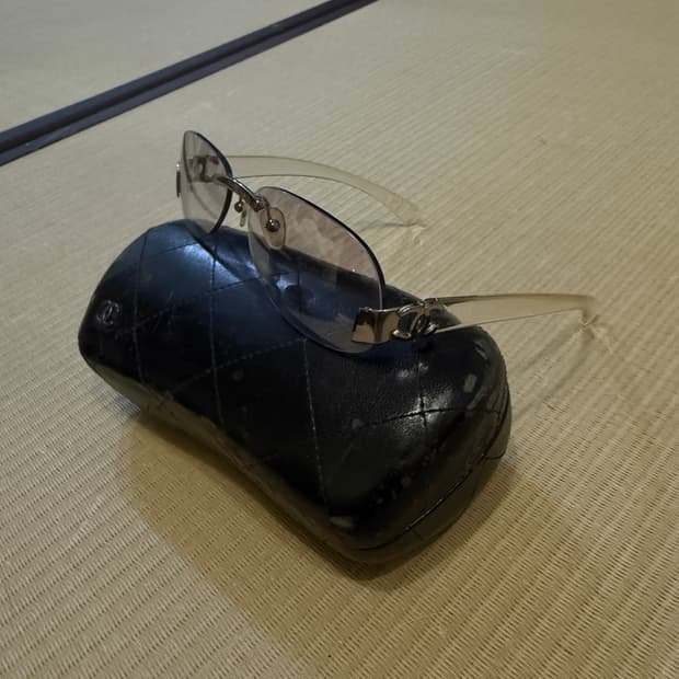 (정품)샤넬 4037 빈티지 무테 안경