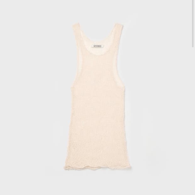 [구해요]킨드레드 cotton knitted tank