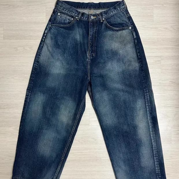 2) 안셀름 에이징 와이드 데님 팬츠