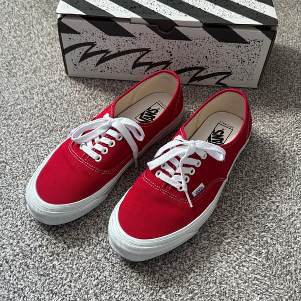 [280] 반스 볼트 OG 어센틱 LX 레드 VN0A4BV905D