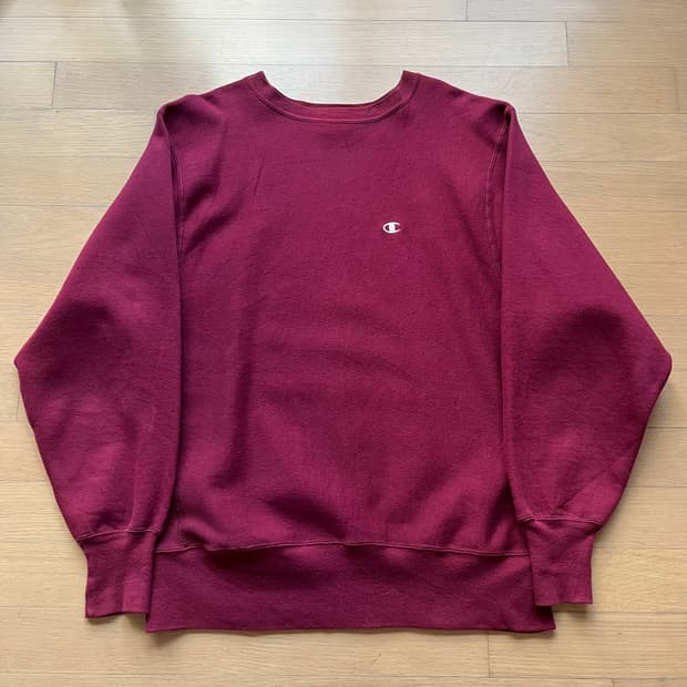 90년대 챔피온 리버스위브 플레인 스웻셔츠