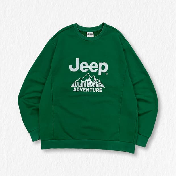 JEEP 맨투맨 그린