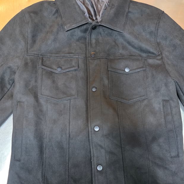 자라 페이크 스웨이드자켓