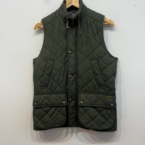 폴로랄프로렌 카키 퀼팅 베스트 조끼 우먼즈 S