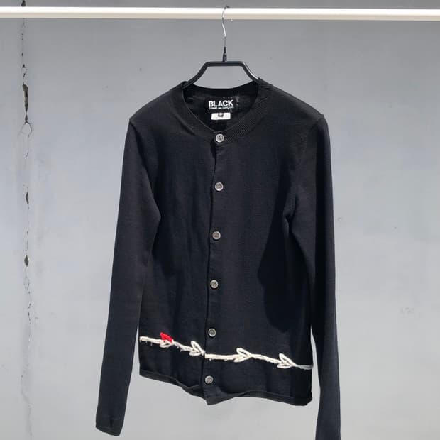 Comme des Garsons Black cardigan