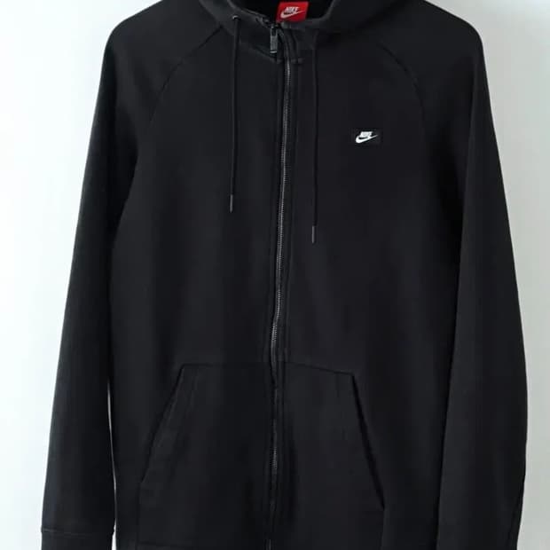 나이키 올드스쿨 블랙 후드집업