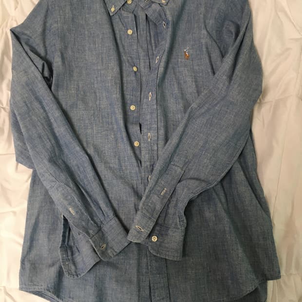 폴로 랄프로렌 클래식핏 샴브레이 셔츠