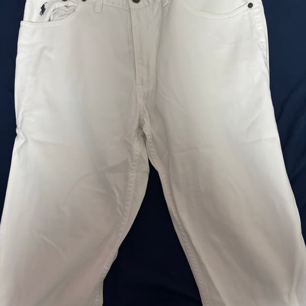 폴로 랄프로렌 화이트 팬츠