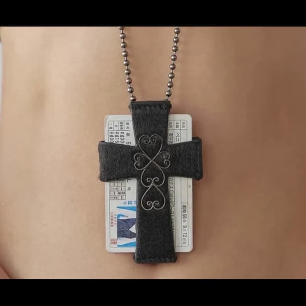 스컬프터 카드지갑 블랙