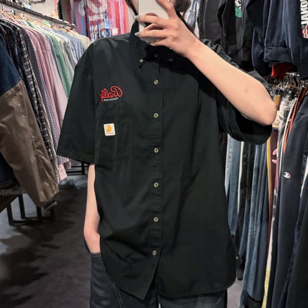[IM] Carhartt 칼하트 반팔 셔츠 블랙