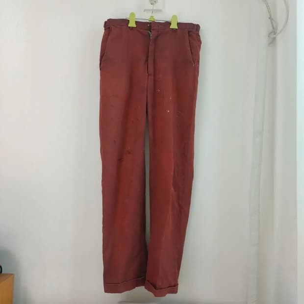 60s 치노 팬츠 선페이드 디스트레스드