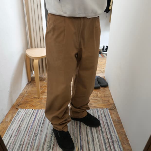 꼼데가르송 옴므 턱 치노 팬츠