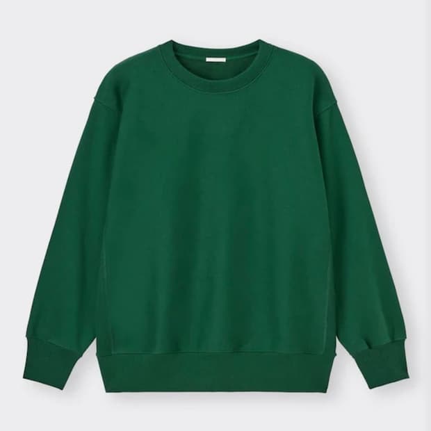 남자 GU 기모 맨투맨 티셔츠