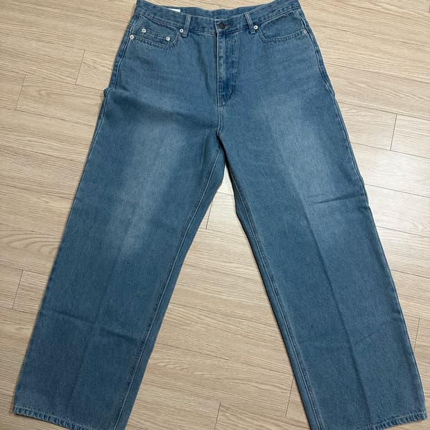 아워데이즈 리버티 와이드 데님팬츠 연청 xl