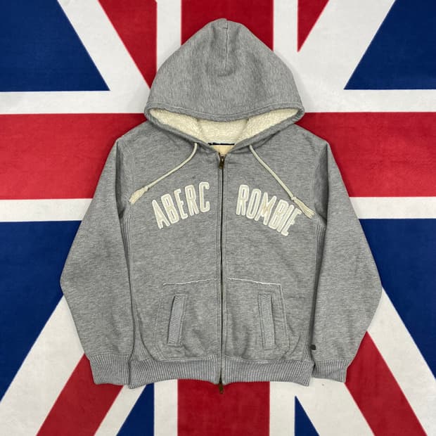 아베크롬비 보아털 후드집업 M