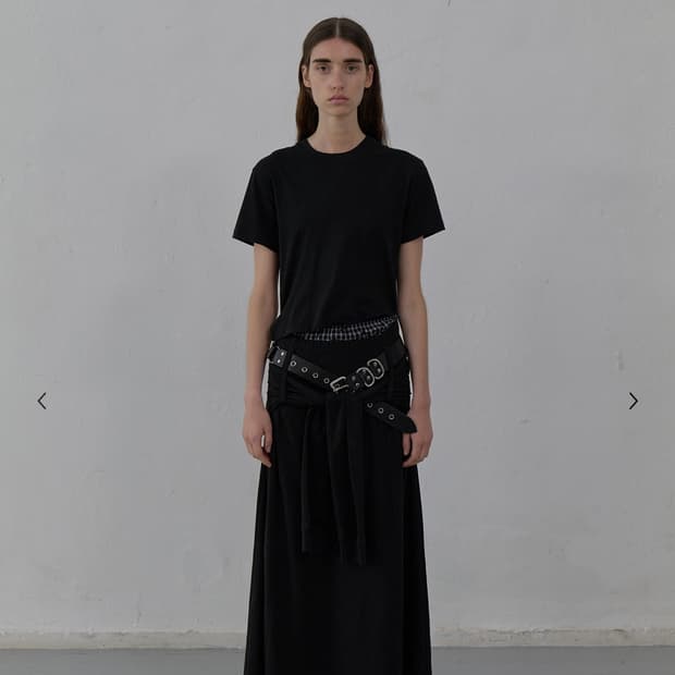 [LCDC] TIED WAIST DRESS (BLACK)