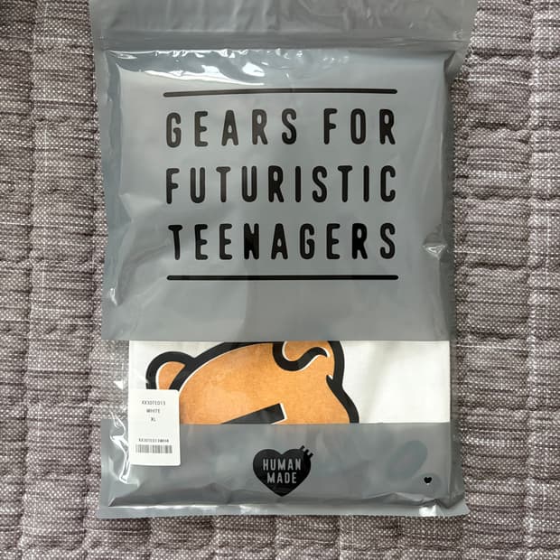 휴먼메이드 언더커버 티셔츠 화이트 xl