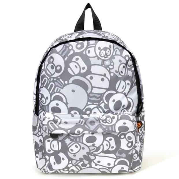 베이프 마일로 미디움 백팩 화이트