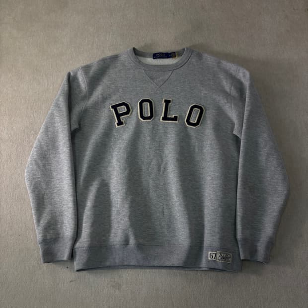 100 폴로랄프로렌 신형라벨 스펠아웃 맨투맨