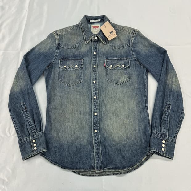 리바이스 웨스턴 데님 셔츠 (S)  