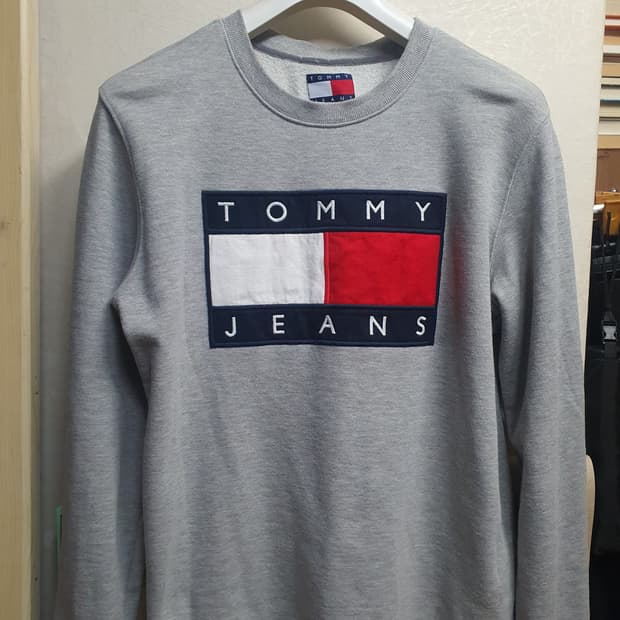 타미힐피거 빅로고 맨투맨 