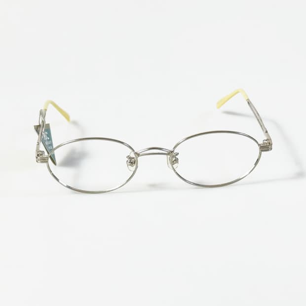 P.S.C.FASHION 실버메탈 슬림 오벌 프레임 빈티지 안경