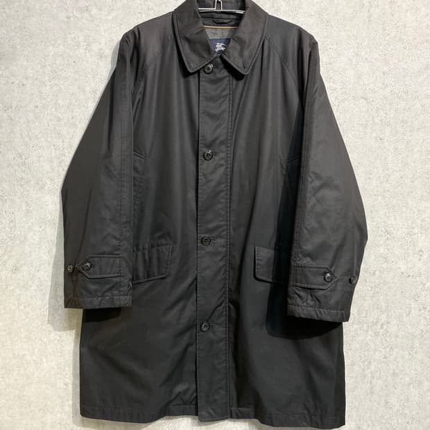 [XL] Burberrys 버버리재팬 블랙 폴리쉘 집업 코트
