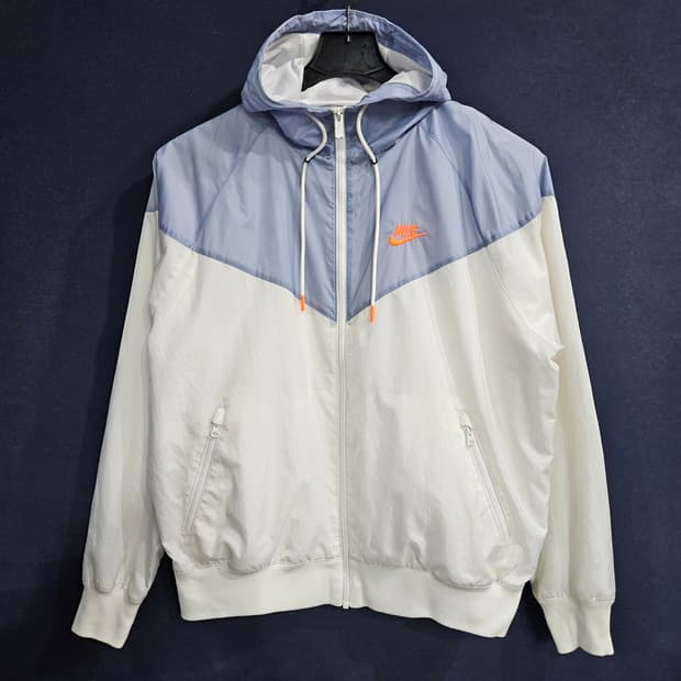 나이키 자수로고 투톤 남성 95 바람막이 후드집업 