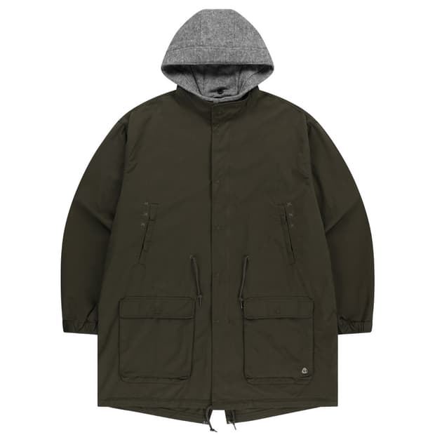 코이세이오 워시드 밀리터리 자켓 야상 카키