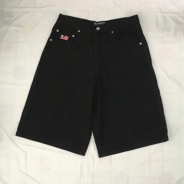 폴로 Polo 검정 버뮤다 팬츠