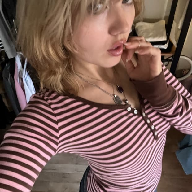 S 브랜디 멜빌 스트라이프 긴팔 셔츠