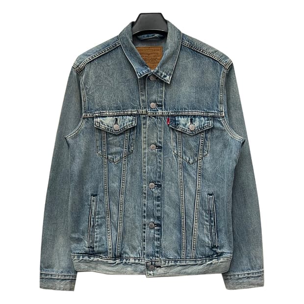 리바이스 프리미엄 블랭크탭 데님 트러커 청자켓 L