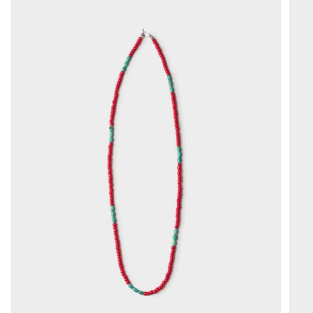 네이티브아메리카 주얼리 래드레빗 비즈목걸이