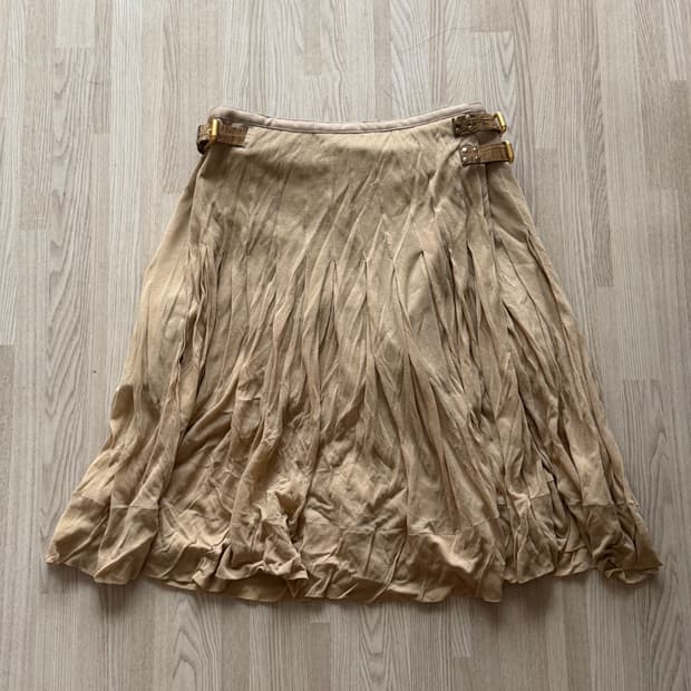 bottega veneta belt midi skirt