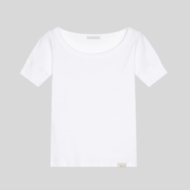 [새상품/당일배송] 샵페어리 립 하프 탑, 샵페어리 반팔티셔츠 슬리브