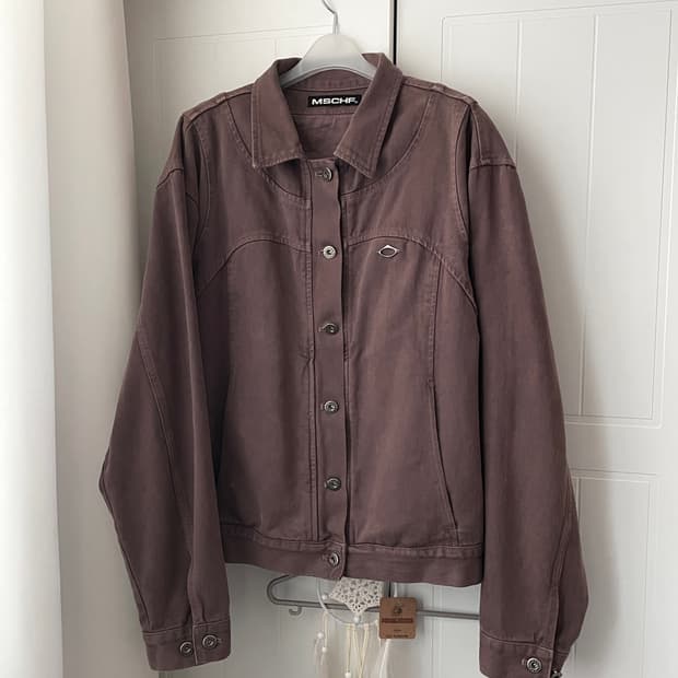 미스치프 트러커 자켓 로즈브라운