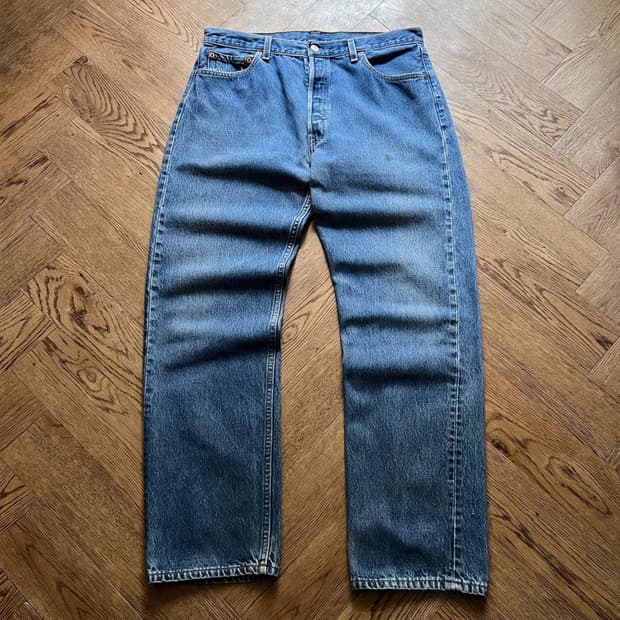 [36]리바이스 501 Made in USA 데님 팬츠 S28
