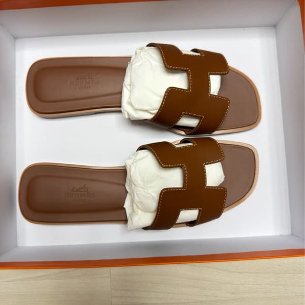 에르메스 오란 37 브라운